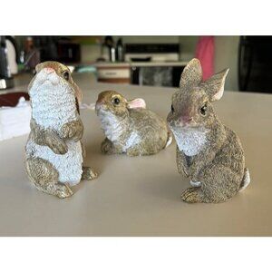 The Bunny Den Rabbits Indoor/Outdoor Garden Animal Statue